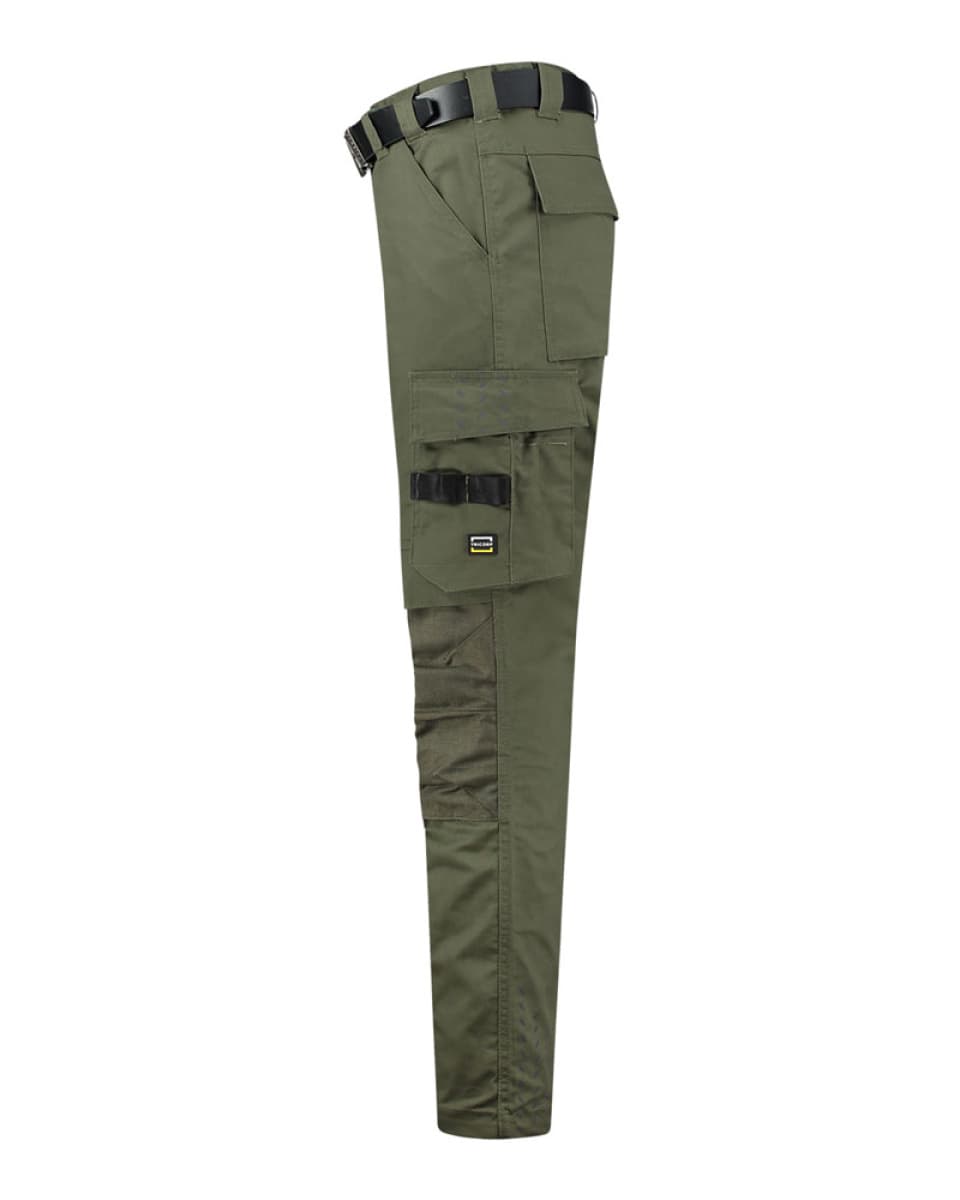 Pracovní kalhoty unisex WORK PANTS TWILL CORDURA T63 - army - náhled 4