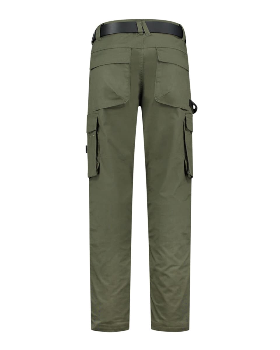 Pracovní kalhoty unisex WORK PANTS TWILL CORDURA T63 - army - náhled 3