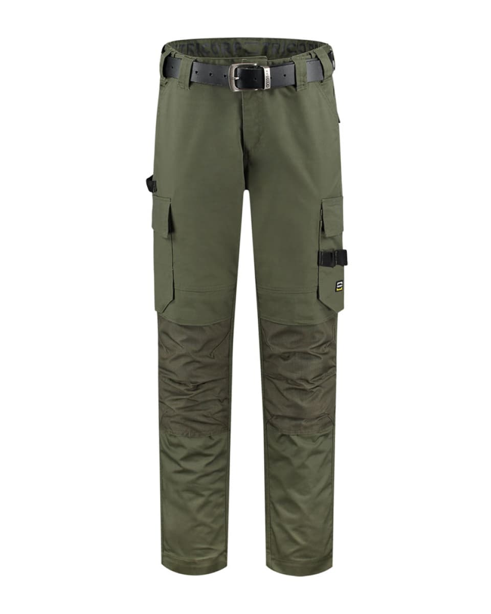Pracovní kalhoty unisex WORK PANTS TWILL CORDURA T63 - army - náhled 2