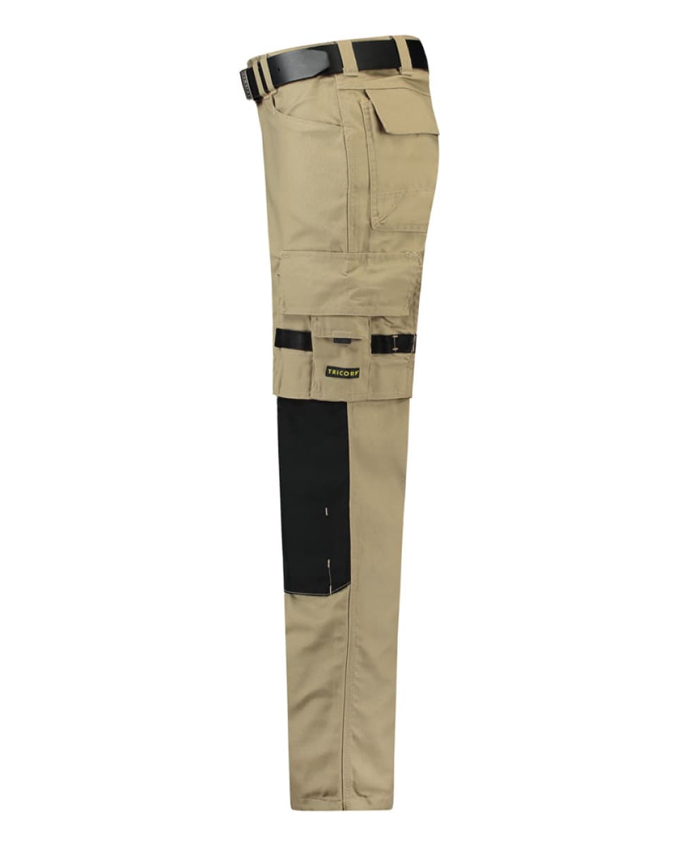 Pracovní kalhoty unisex CANVAS WORK PANTS T61 -  khaki - náhled 4
