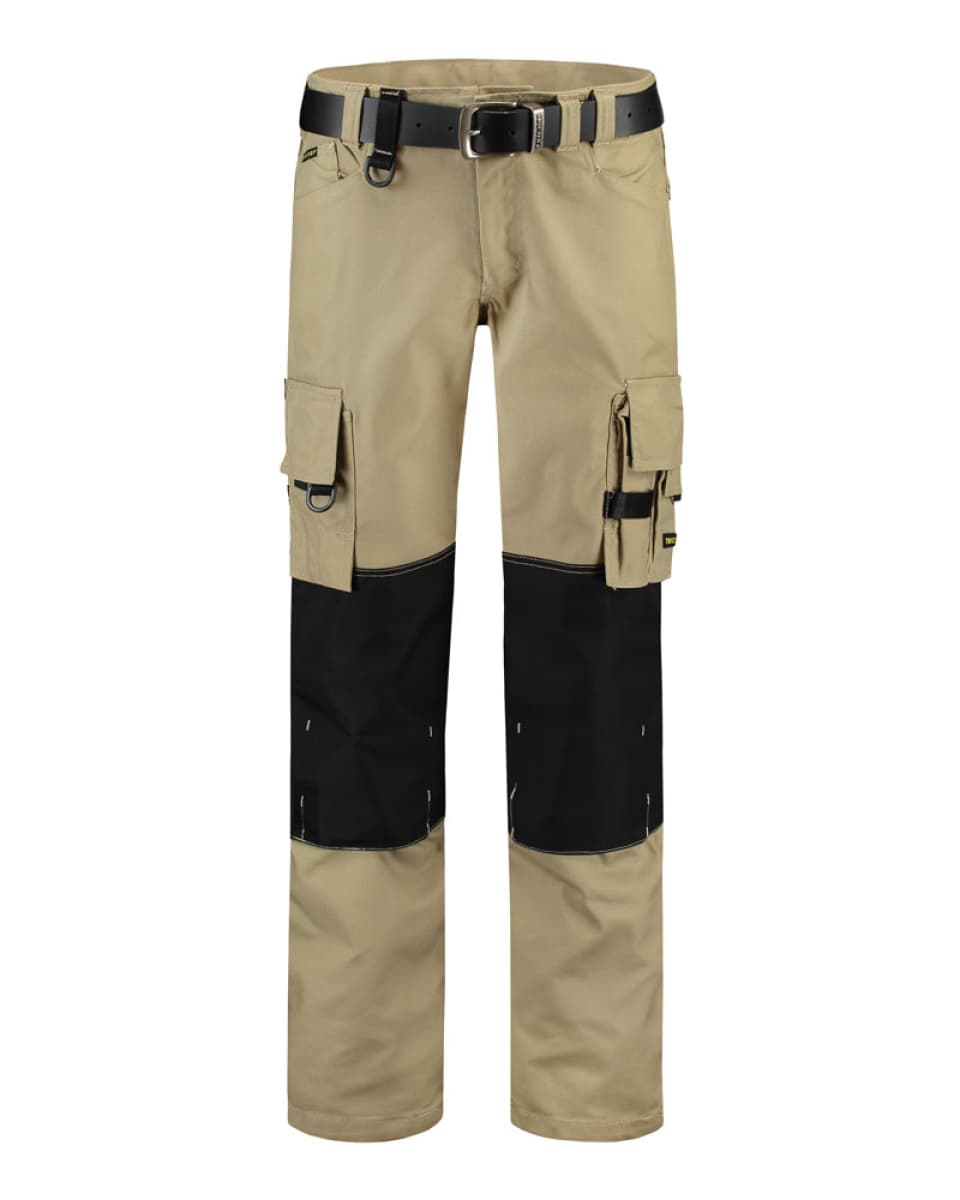 Pracovní kalhoty unisex CANVAS WORK PANTS T61 -  khaki - náhled 2
