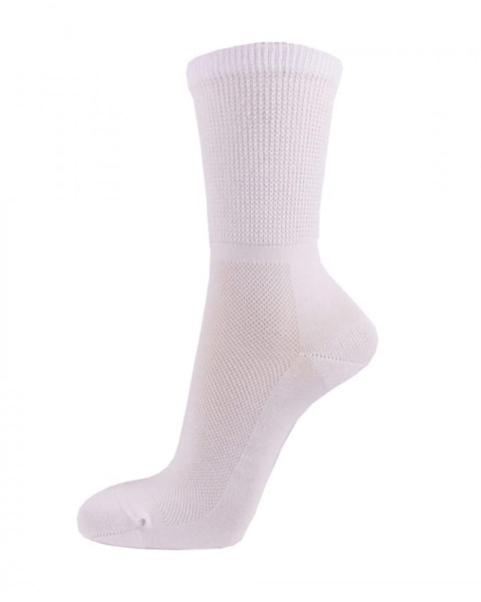 Ponožky zdravotní MEDIC TOP, bavlněné, bílé - náhled 1