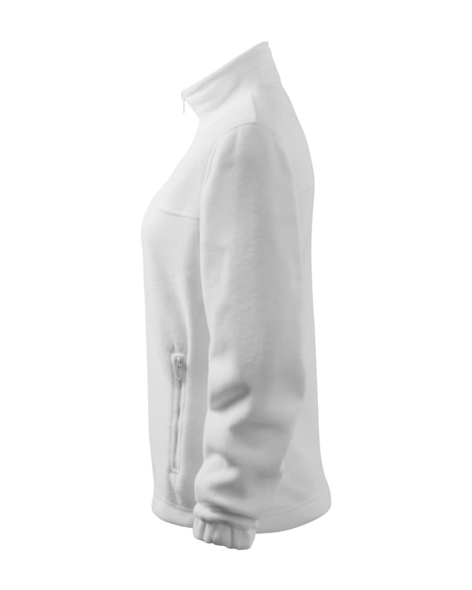 ESHOP - Mikina dámská fleece Jacket 504 - XS-XXL - bílá - náhled 4
