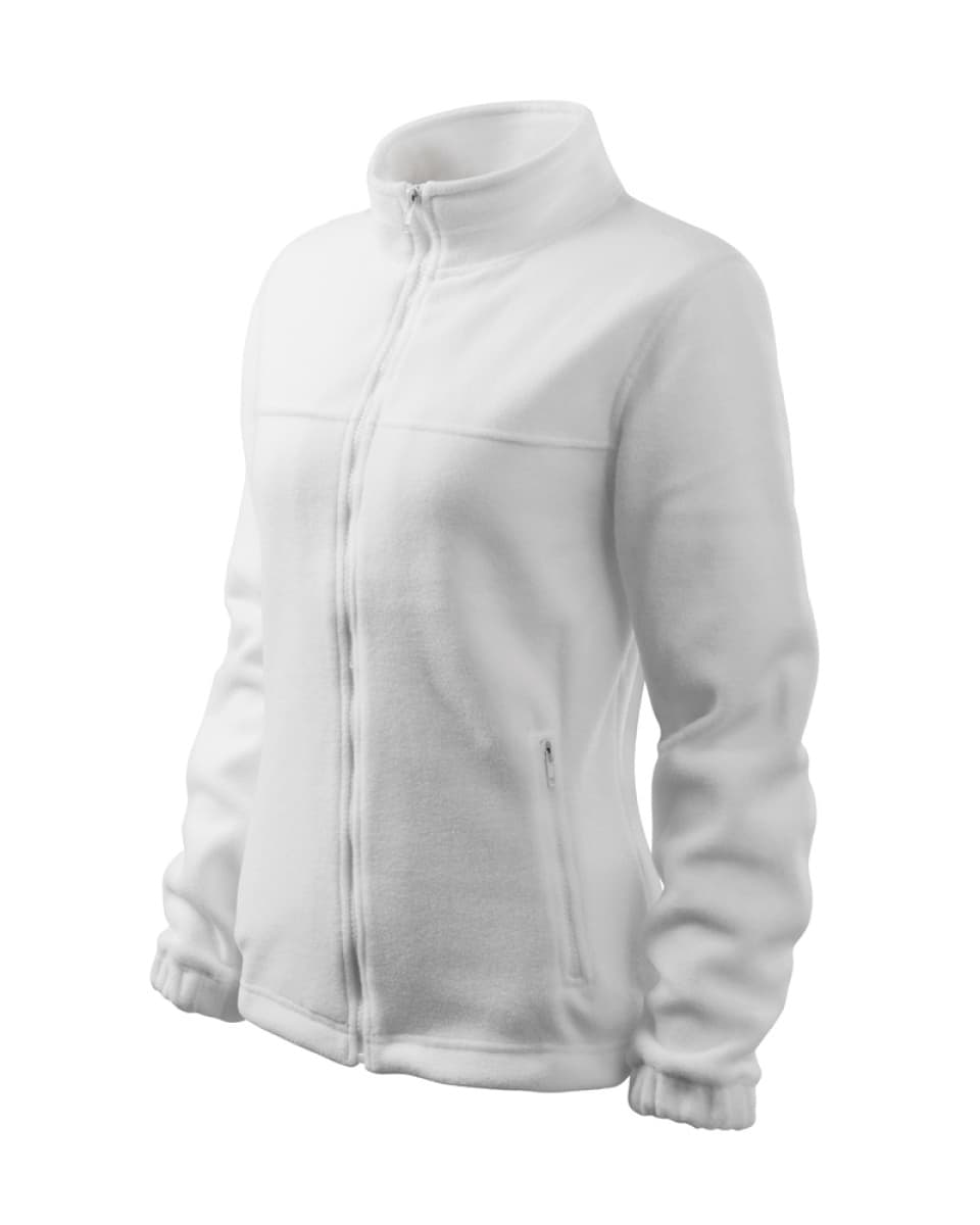 ESHOP - Mikina dámská fleece Jacket 504 - XS-XXL - bílá - náhled 1