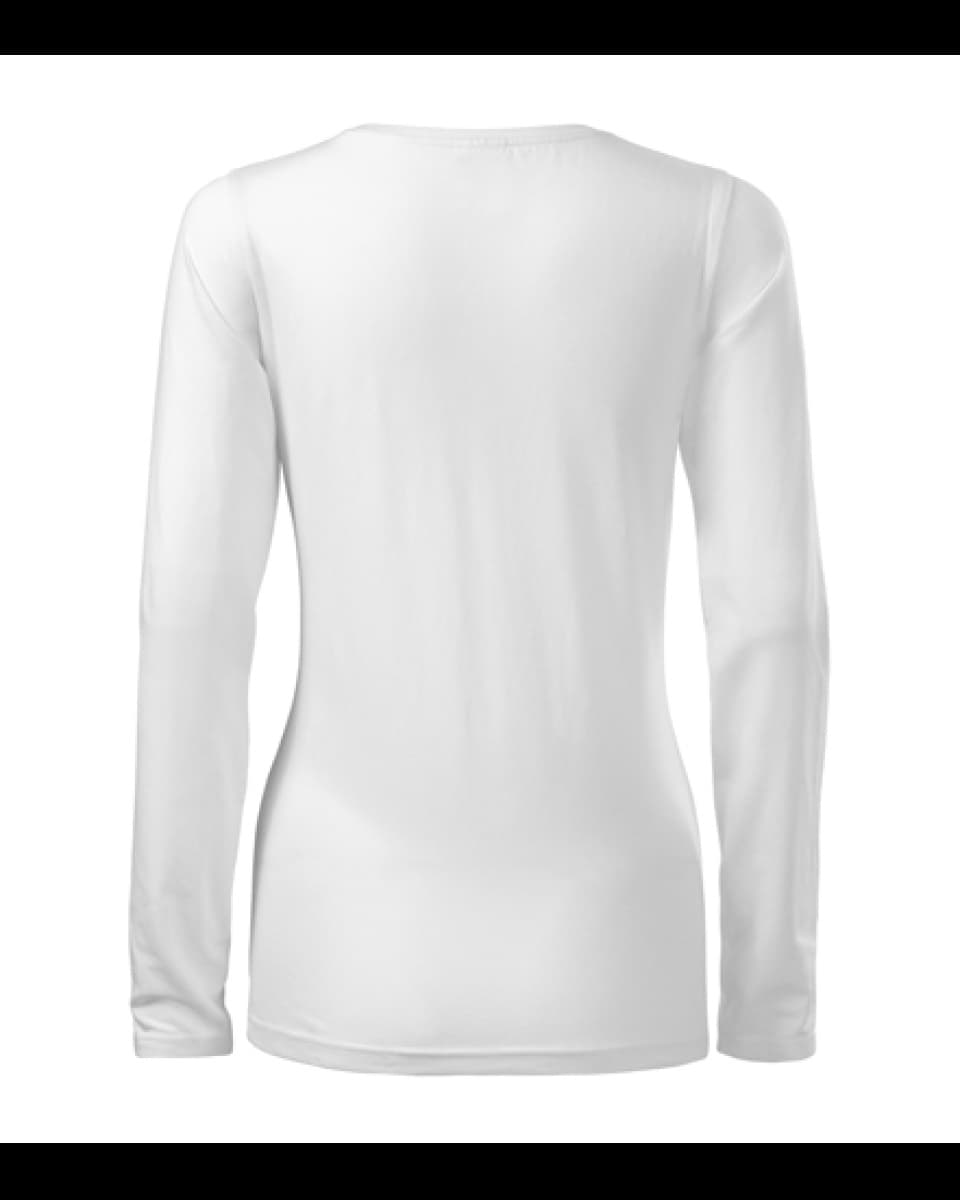 ESHOP - Tričko dámské SLIM 139  - bílá - náhled 3