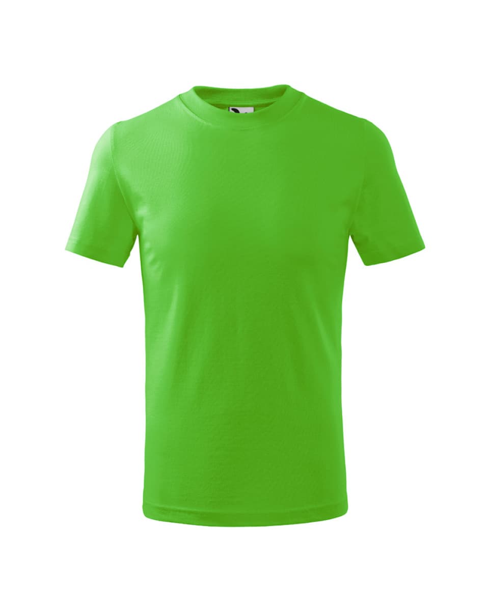 Triko dětské Basic 138 - 110-158cm - apple green - náhled 2