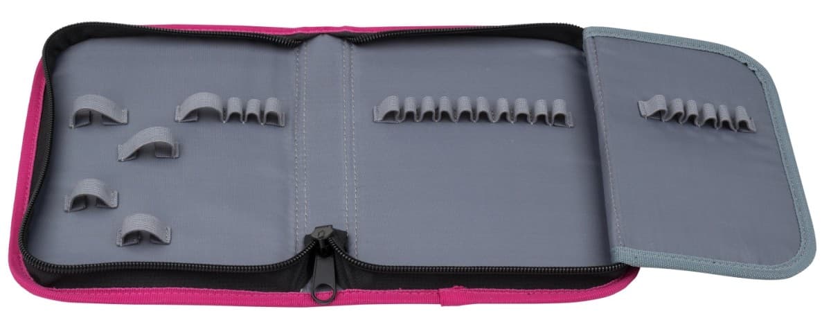 Bagmaster LIM 8 A školní penál - růžové květy - náhled 4