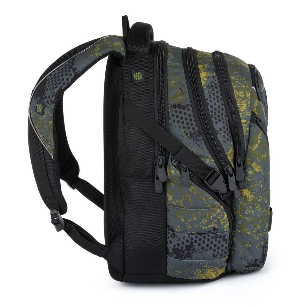 Bagmaster BAG 21 C studentský batoh - khaki zelený - náhled 3