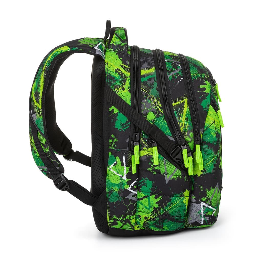 Bagmaster BAG 23 A studentský batoh - zeleno černý - náhled 2