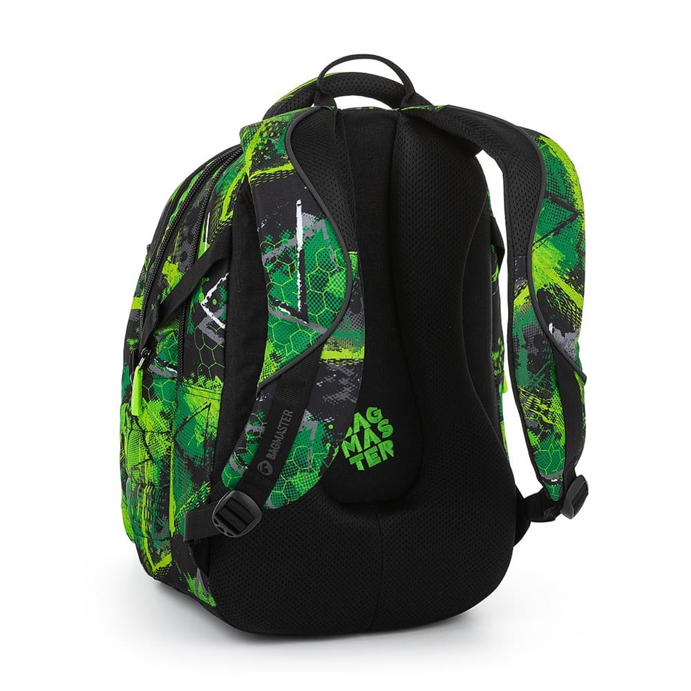 Bagmaster BAG 23 A studentský batoh - zeleno černý - náhled 4