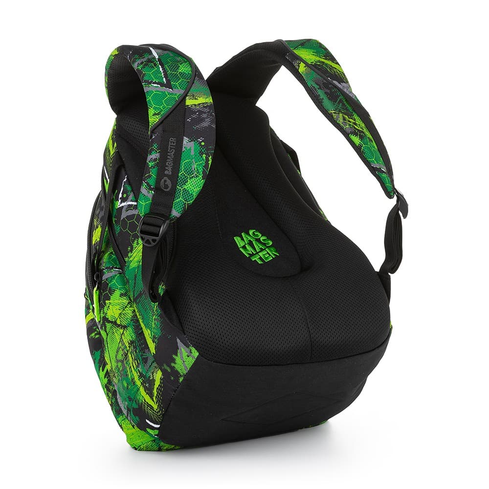 Bagmaster BAG 23 A studentský batoh - zeleno černý - náhled 5