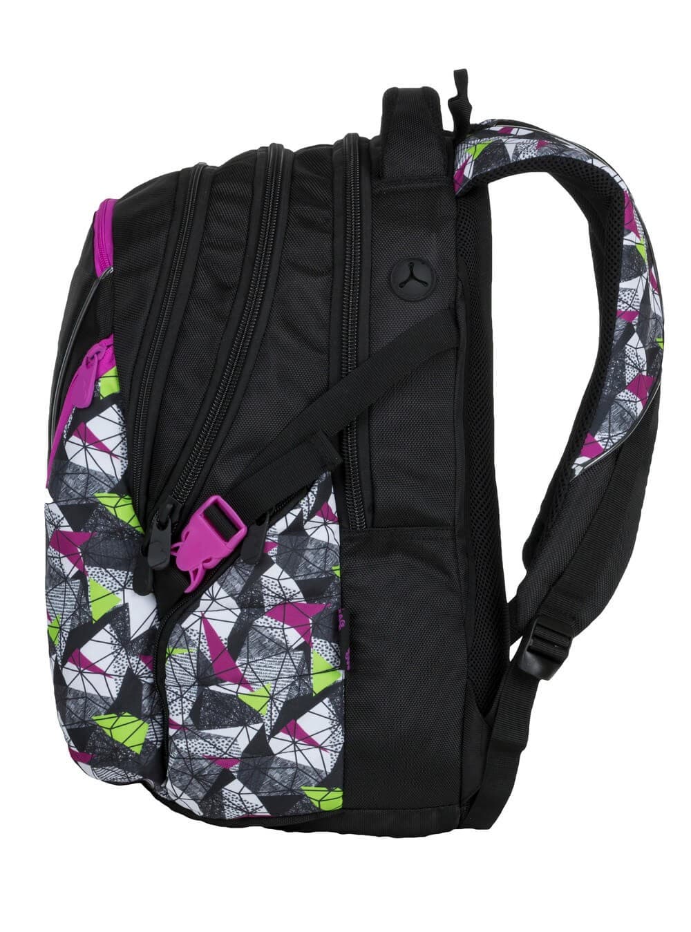 Bagmaster BAG 9 B studentský batoh - růžovo zelený - náhled 2