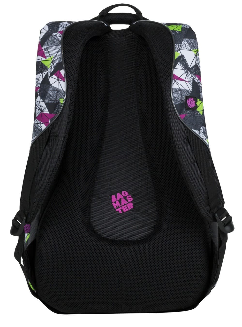 Bagmaster BAG 9 B studentský batoh - růžovo zelený - náhled 3