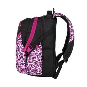 Studentský batoh BAG 9 C - růžovo černý - náhled 2