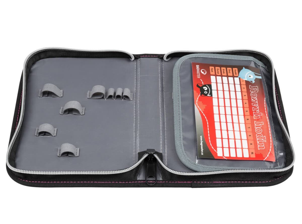 Bagmaster GALAXY 9 C školní jednochlopňový penál - ryba s glitry - náhled 3