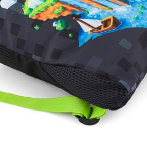 Bagmaster SÁČEK ALFA 26 B školní na přezůvky / tělocvik – kostičkový svět - náhled 4