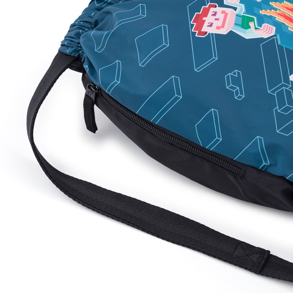 Bagmaster SÁČEK LUMI 24 E školní na přezůvky / tělocvik – kostičková říše - náhled 3