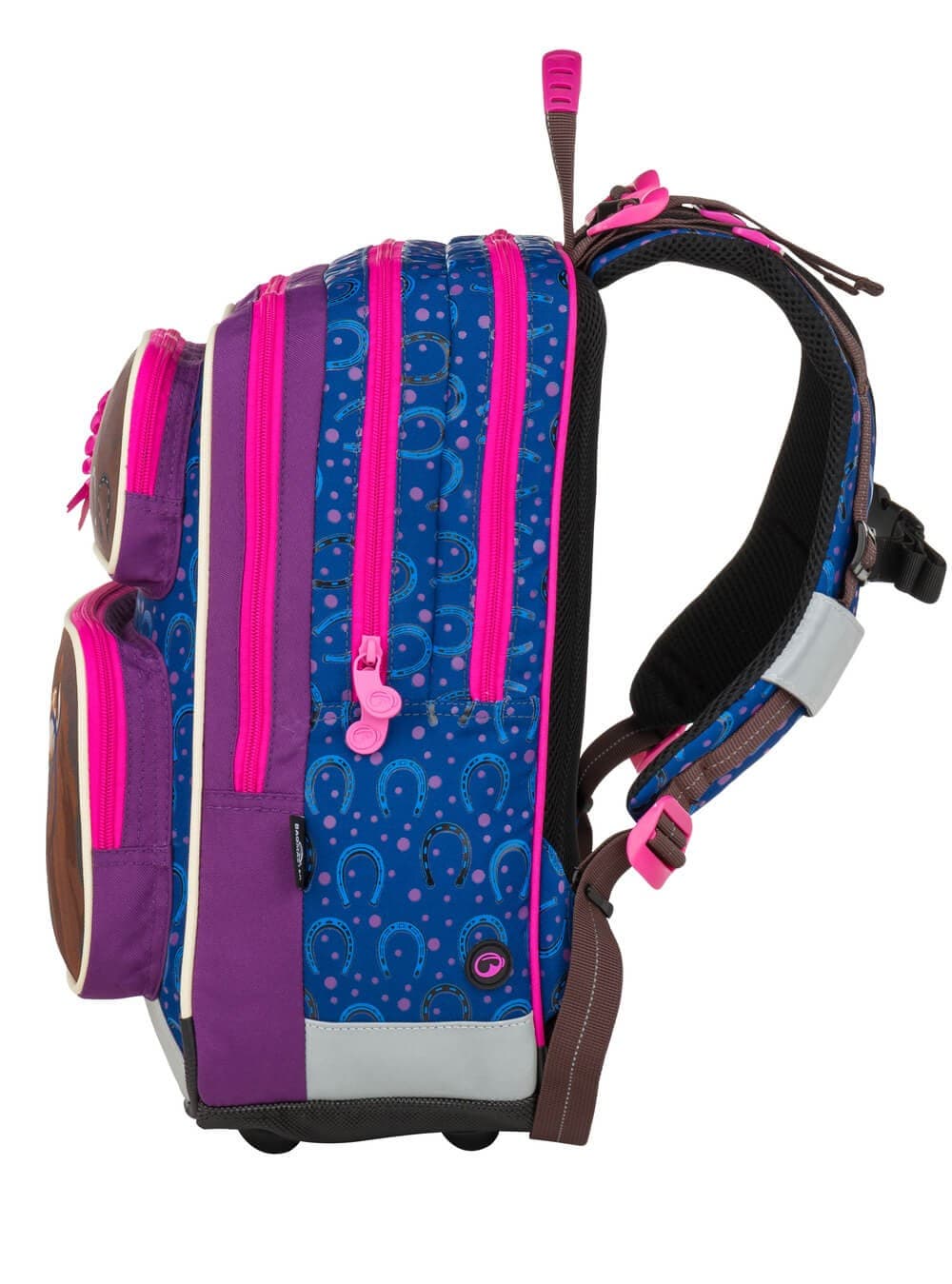 Bagmaster GALAXY 9 B školní batoh - hnědý kůň - náhled 2