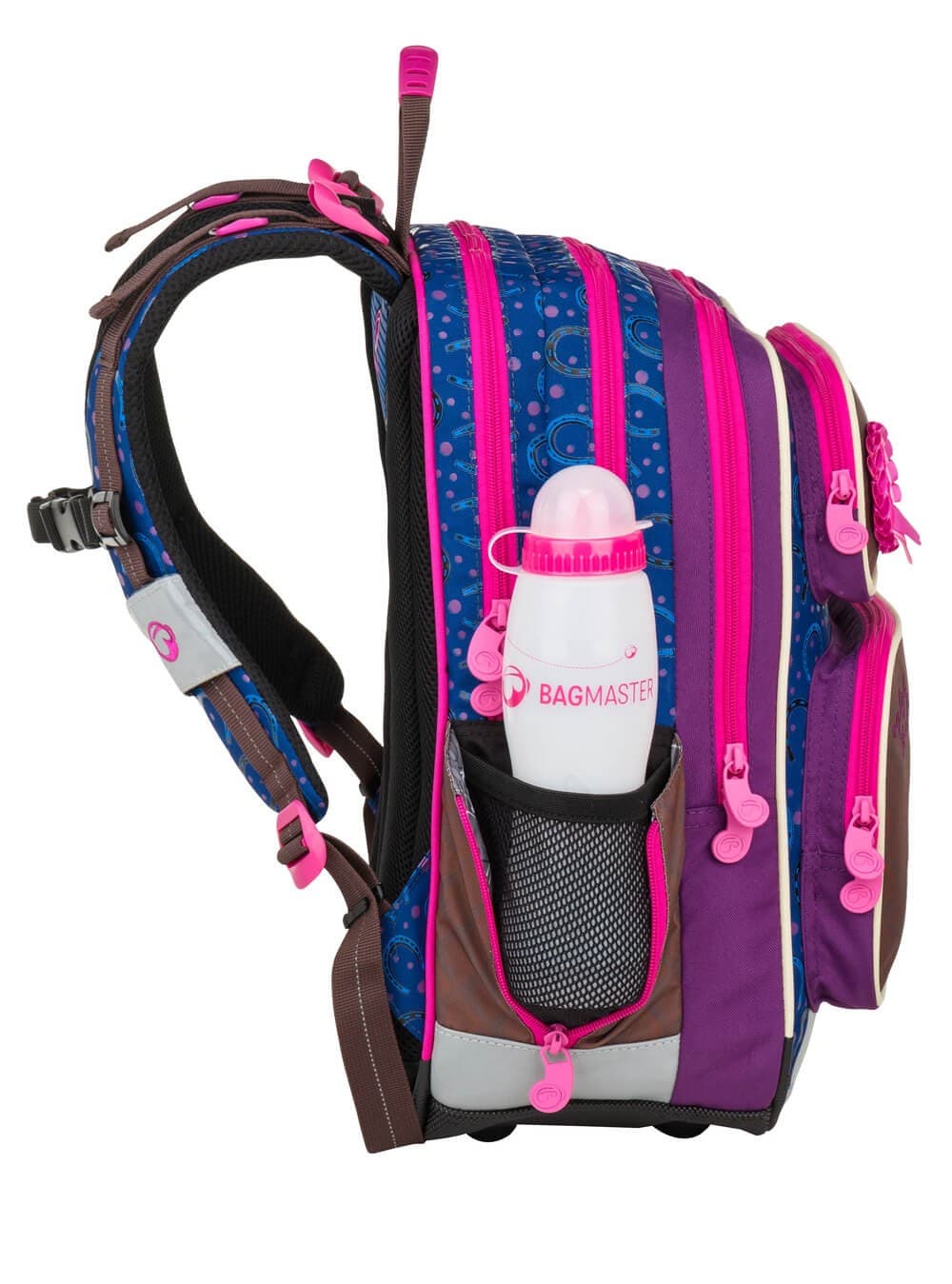 Bagmaster GALAXY 9 B školní batoh - hnědý kůň - náhled 5