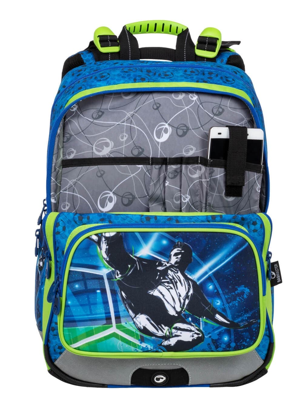 Bagmaster GEN 20 B školní batoh - fotbalista - náhled 5