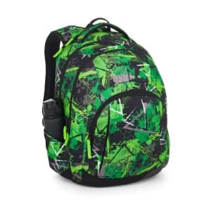 Bagmaster LINCOLN 25 A studentský batoh – zeleno-černý - náhled 5
