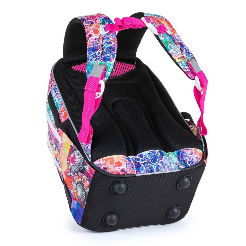 Bagmaster LUMI 21 A školní batoh - barevné květiny - náhled 5