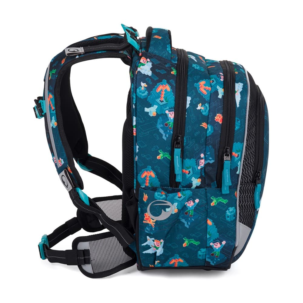 Bagmaster LUMI 24 E velký školní set pro prvňáčky – kostičková říše - náhled 3