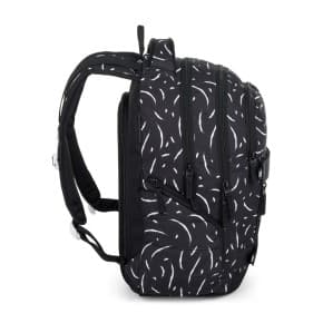 Bagmaster NOMAD 25 A studentský batoh – černo-bílý - náhled 2