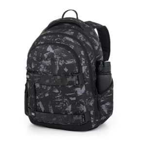Bagmaster NOMAD 25 B studentský batoh – černo-šedý - náhled 5