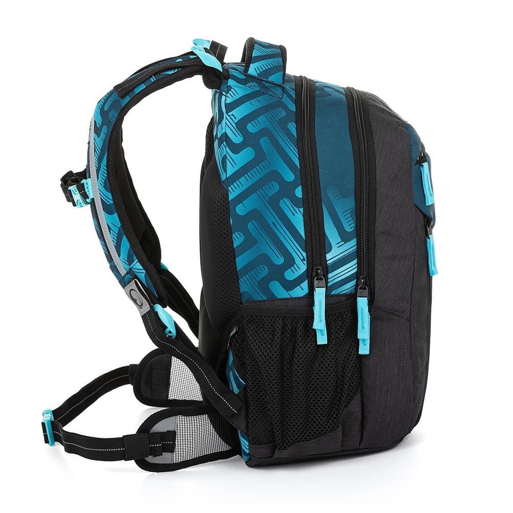 Bagmaster PORTO 22 C školní batoh - modrý - náhled 2