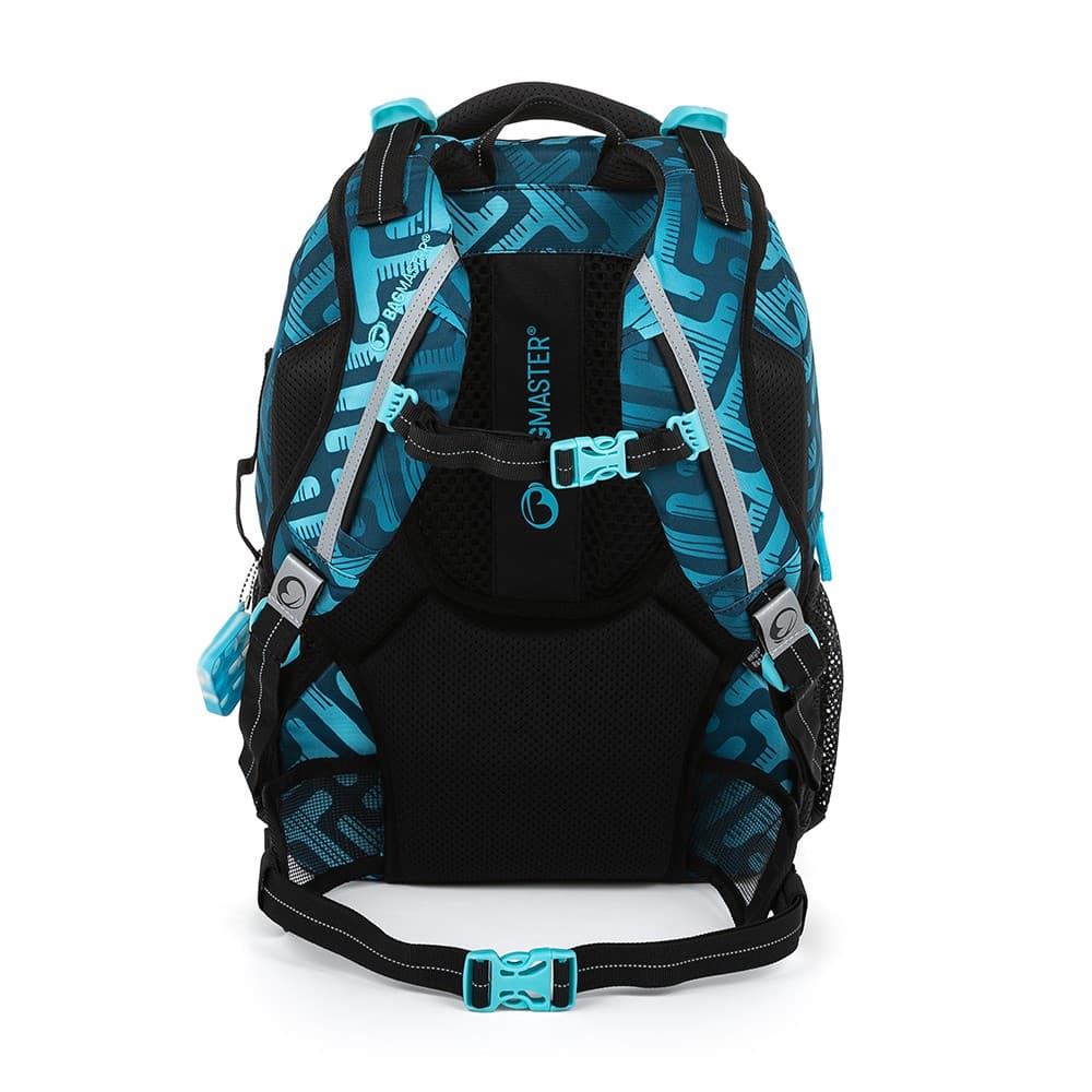 Bagmaster PORTO 22 C školní batoh - modrý - náhled 3