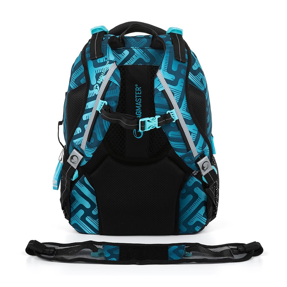 Bagmaster PORTO 22 C školní batoh - modrý - náhled 4