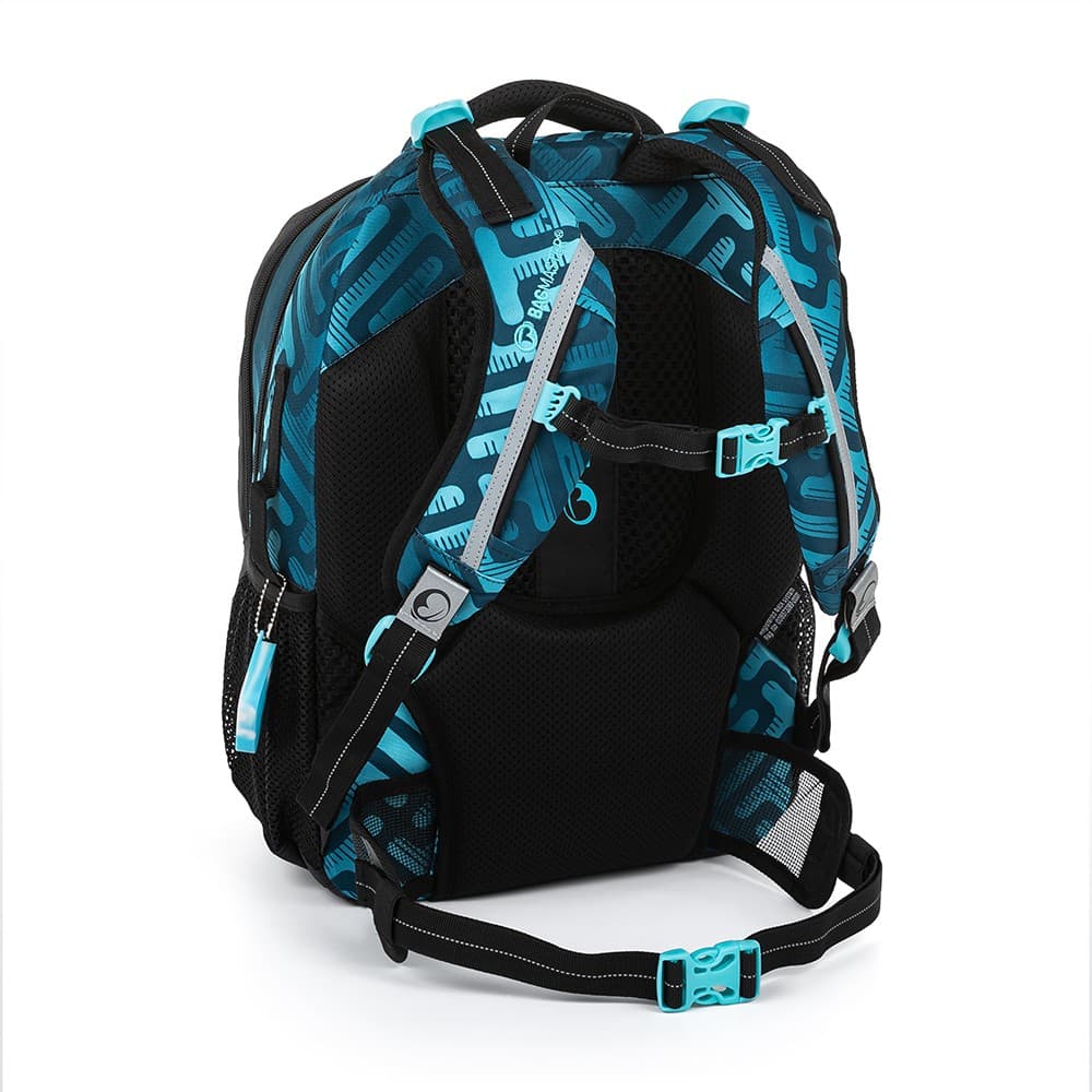 Bagmaster PORTO 22 C školní batoh - modrý - náhled 5