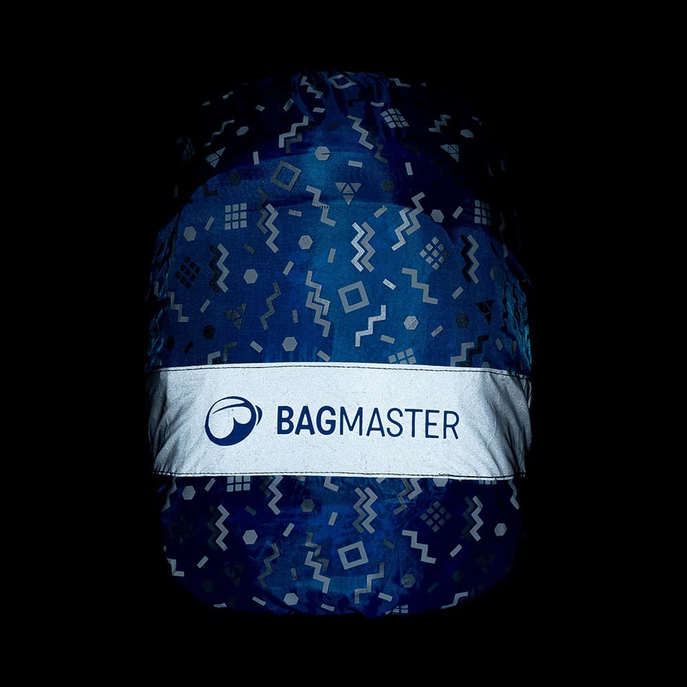 Bagmaster pláštěnka na batoh - modrá - náhled 4