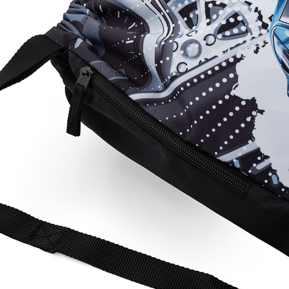 Bagmaster SÁČEK LUMI 23 D školní na přezůvky / tělocvik - modré auto - náhled 4