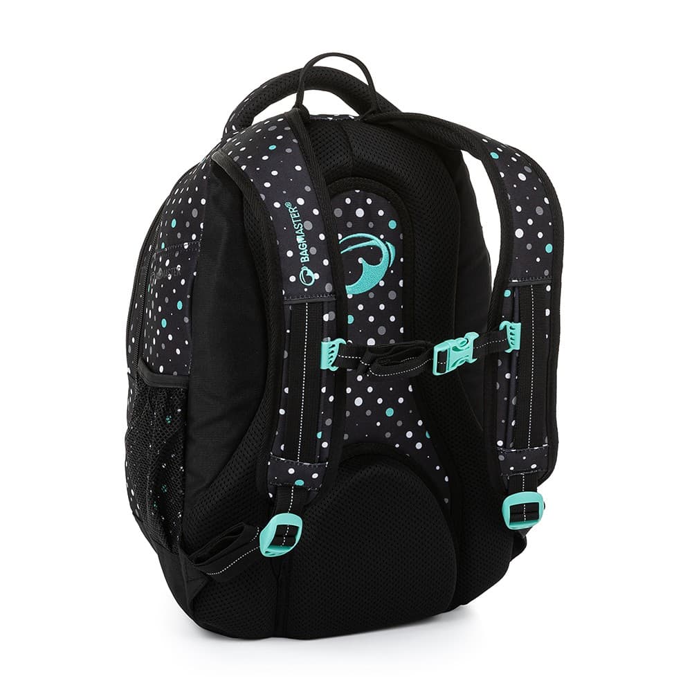 Bagmaster SET SUPERNOVA 23 A studentský set - černo tyrkysový - náhled 5