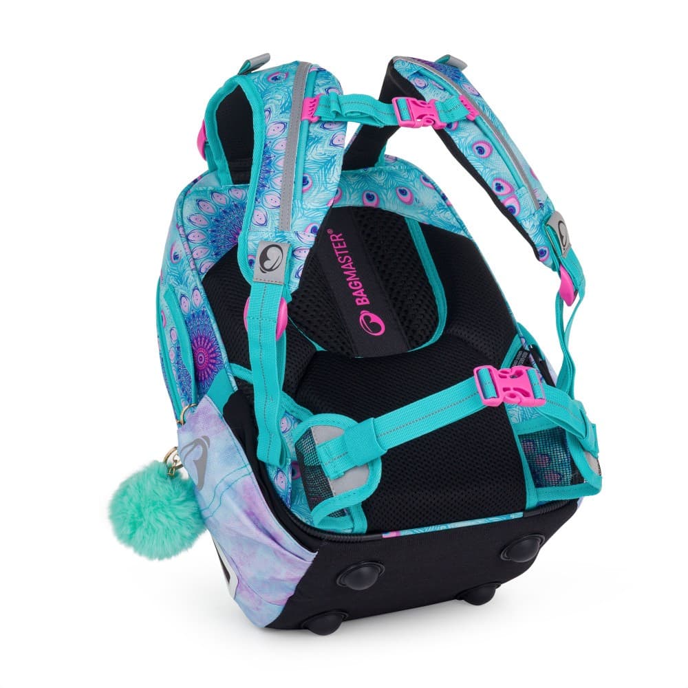 Bagmaster VEGA 24 B školní batoh – páv - náhled 5