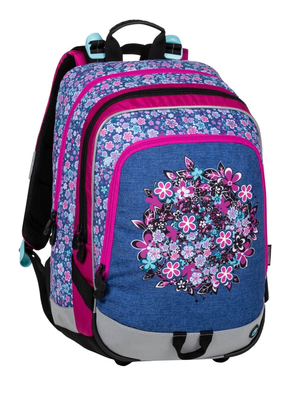 Bagmaster ALFA 20 A školní batoh - drobné květiny