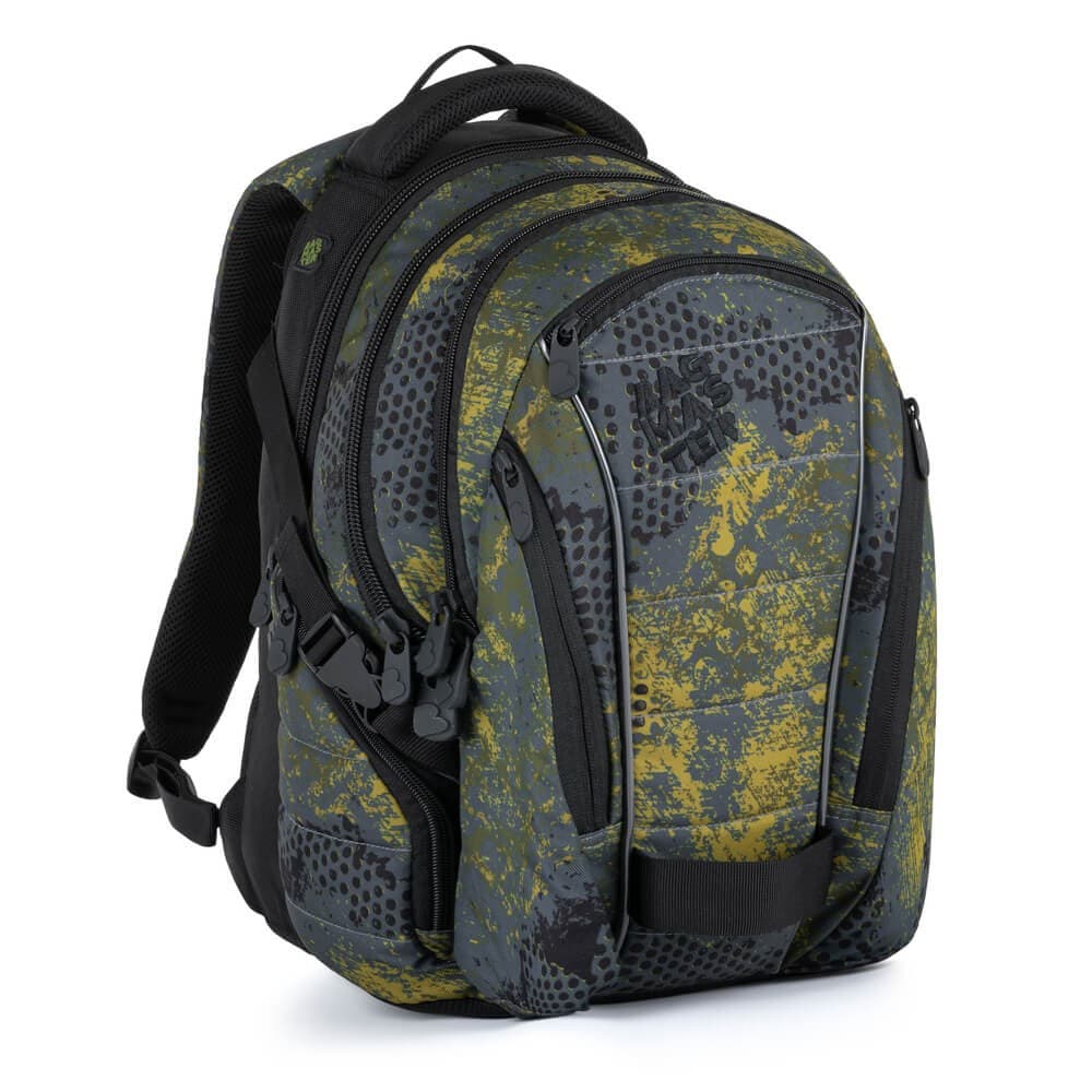 Bagmaster BAG 21 C studentský batoh - khaki zelený