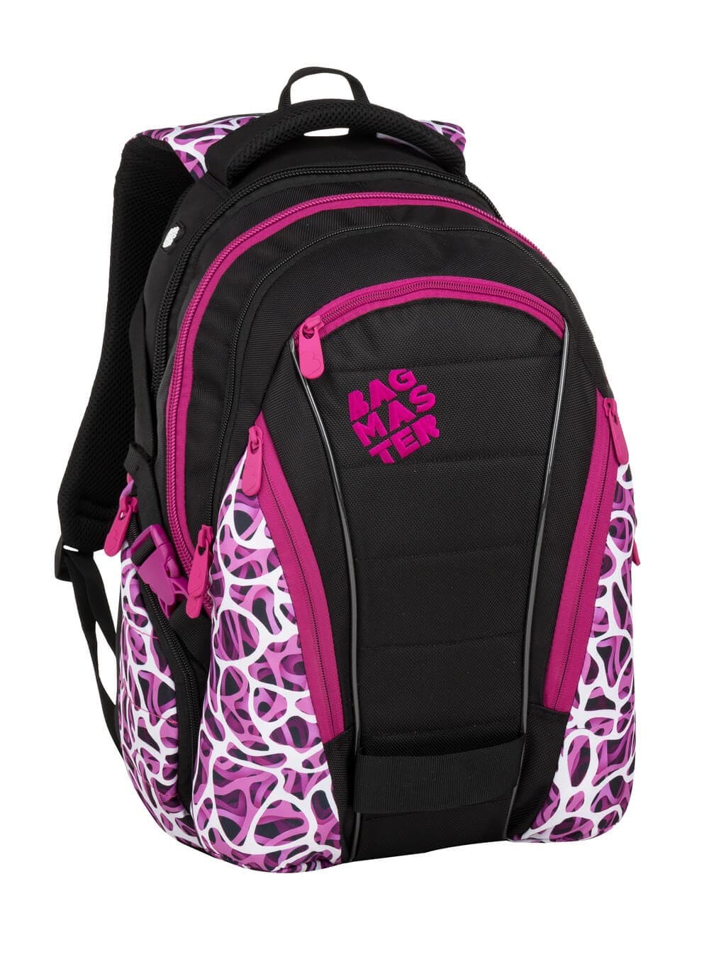 Studentský batoh BAG 9 C - růžovo černý