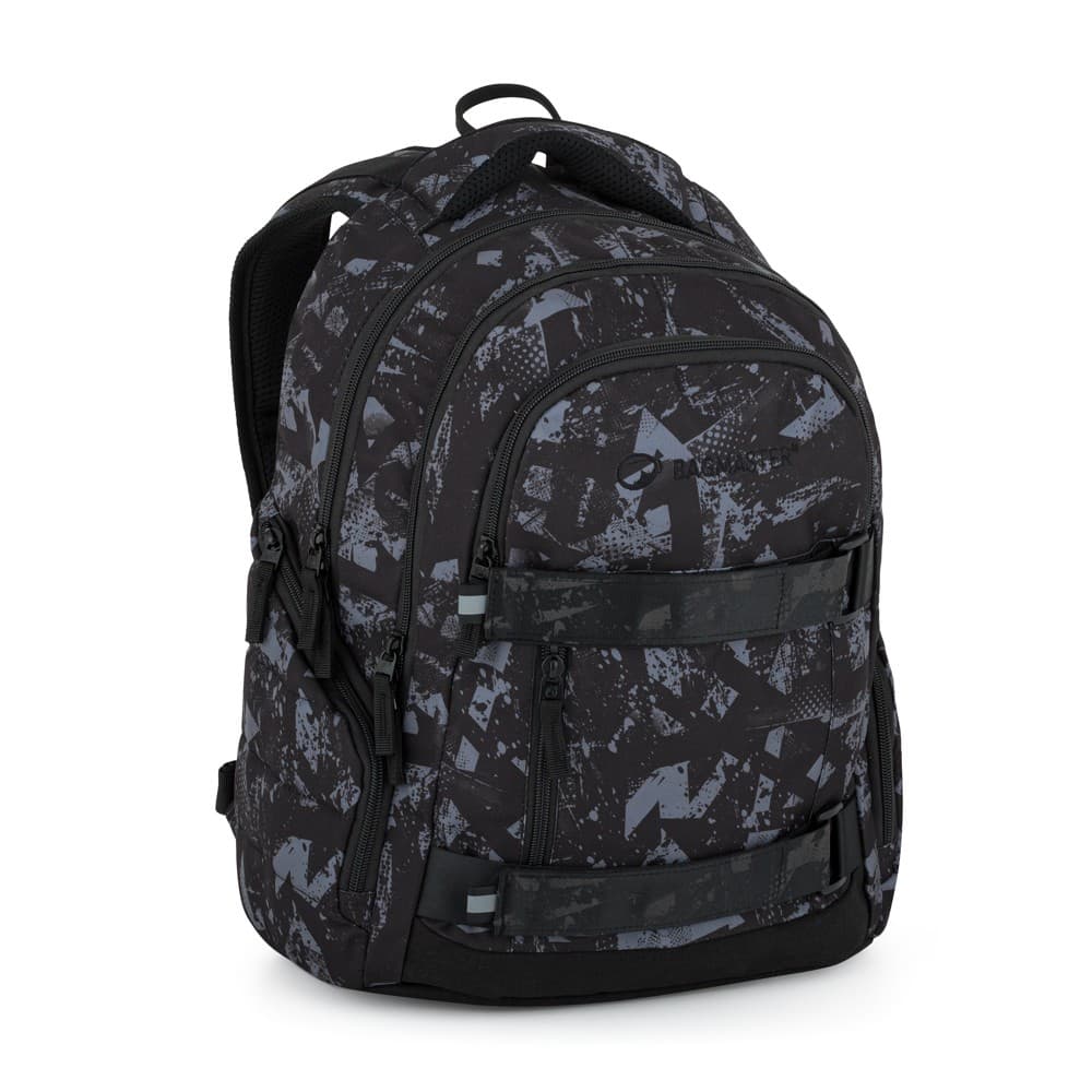 Bagmaster NOMAD 25 B studentský batoh – černo-šedý - náhled 1