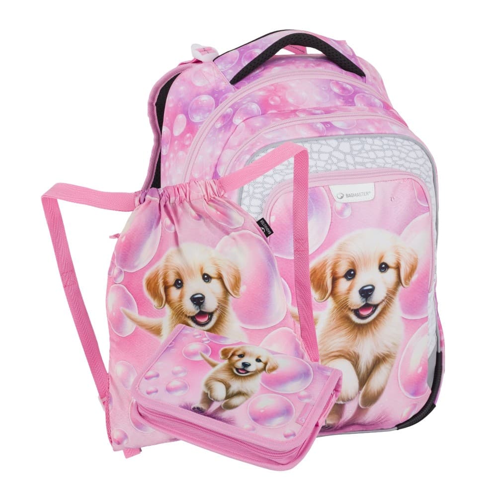 Bagmaster LUMI 26 A malý školní set pro prvňáčky – pejsek