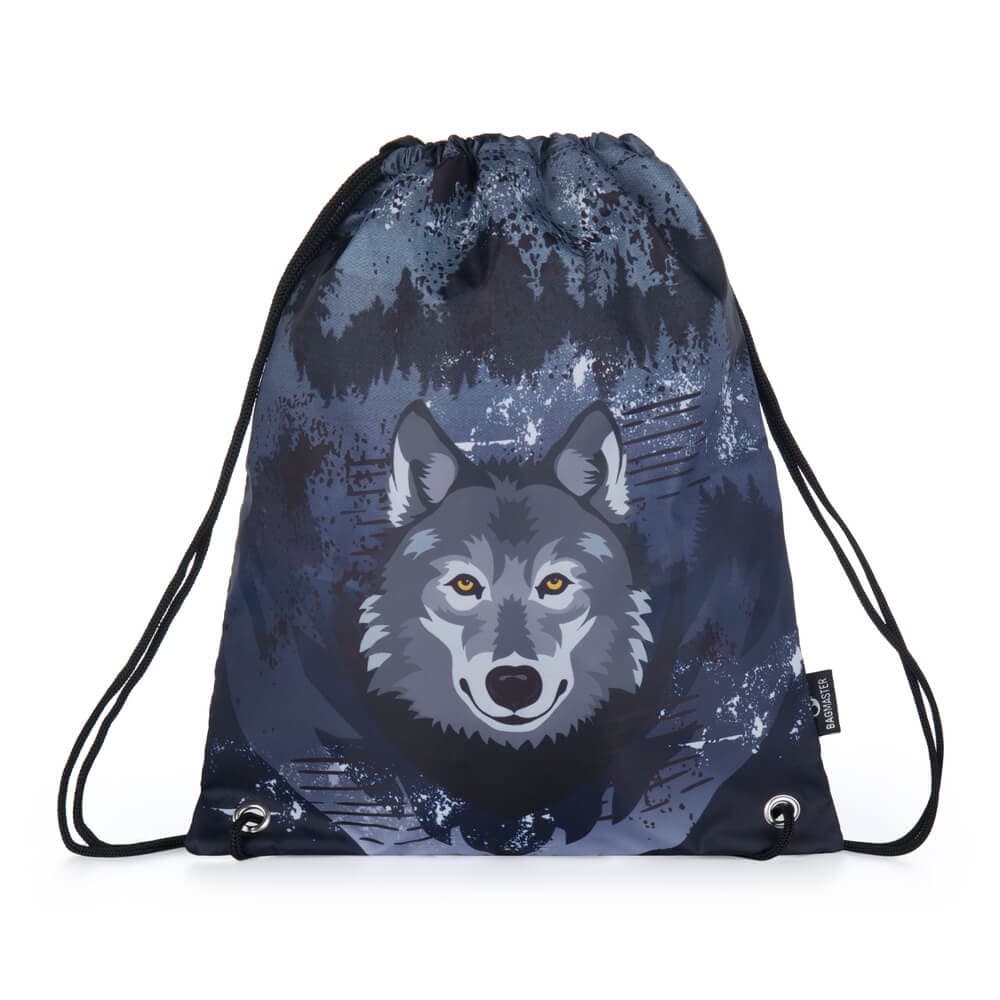 Bagmaster SÁČEK PRIM 22 C školní na přezůvky / tělocvik - vlk